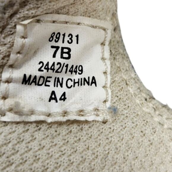 Lands' End Suede Mary Jane Flats Slip On Shoes Round Toe Light Blue Size US 7 B - Picture 7 of 8